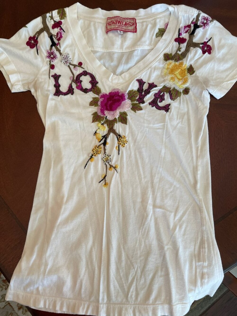 Johnny Was tee, v neck